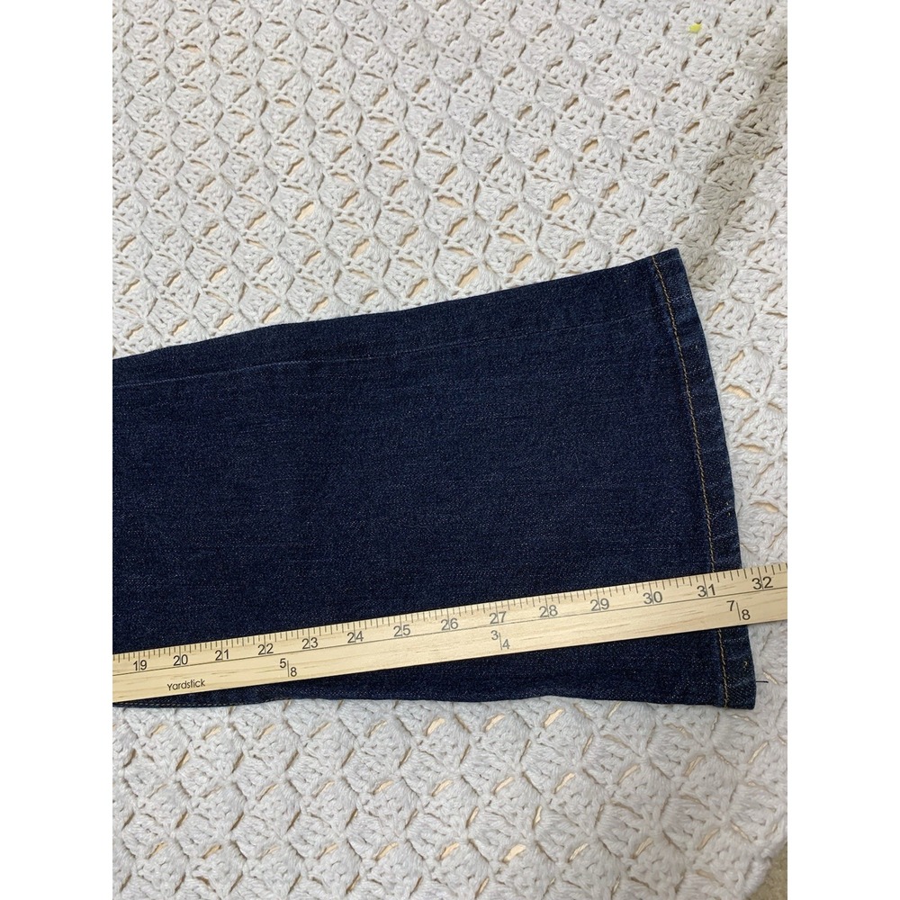 LRL Ralph Lauren Jeans‎ Women's Sz 10 Blue Denim Classic Bootcut W34 L32 Western - Picture 8 of 10